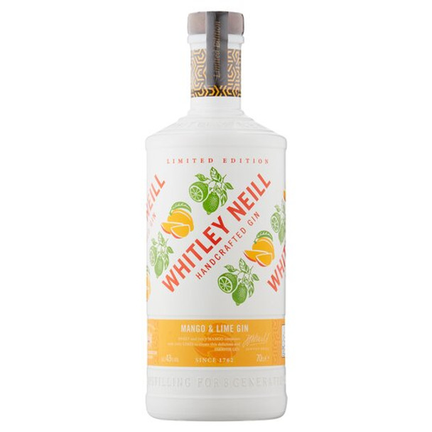 Whitley Neill Mango & Lime Gin (70cl)