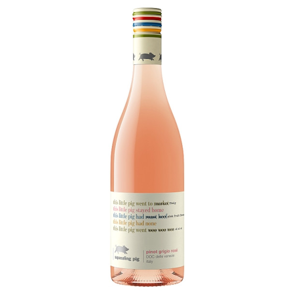 Squealing Pig Pink Pinot Grigio (75cl)