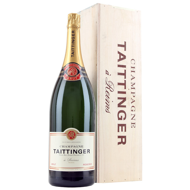 Taittinger Brut Reserve NV Methuselah In Wood Box (6Ltr)