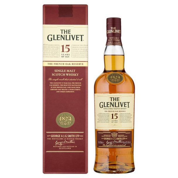 The Glenlivet 15 Years Old Malt Whisky (70cl)