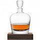 LSA Arran Whisky Decanter And Walnut Base 1L