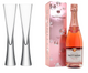 Taittinger Brut Prestige Rose NV In Taittinger Box (75cl) With x2 Moya Champagne Flutes