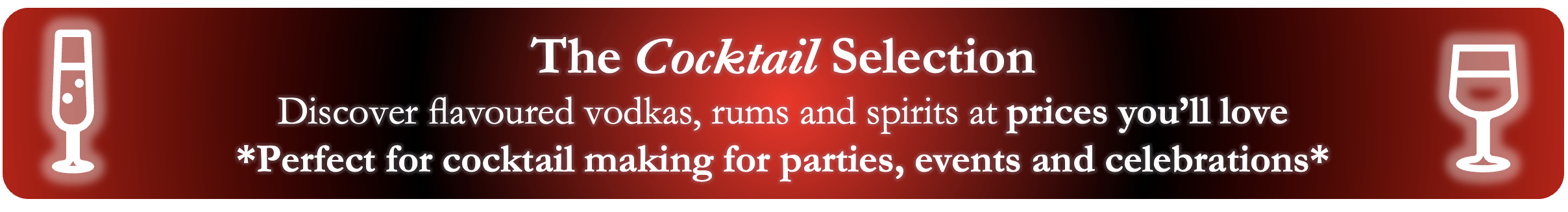 Cocktail ideas, flavoured gin, flavoured vodka, rum, spirits