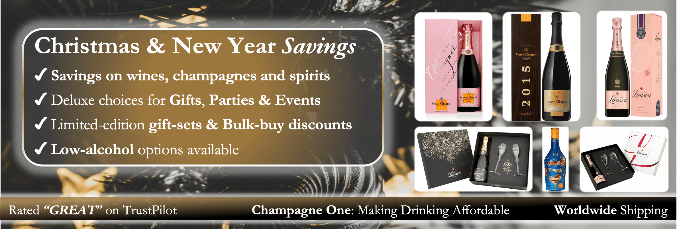 Christmas wine, Christmas prosecco, Christmas presents, wine gifts