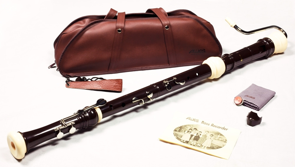 AULOS BASS RECORDER 533B SYMPHONY - Curly Woodwind