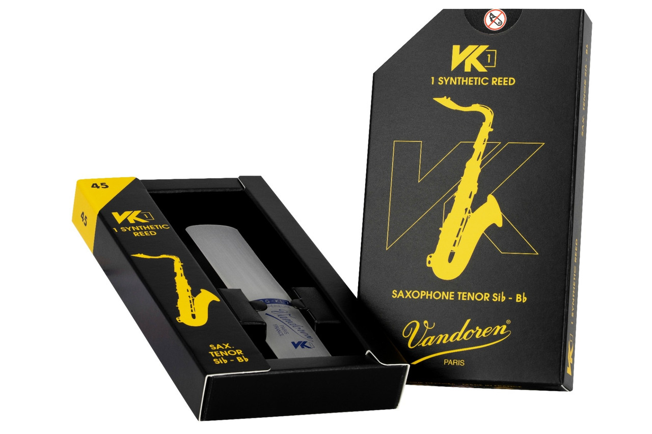 VANDOREN VK1 TENOR SAX SYNTHETIC REED - Curly Woodwind