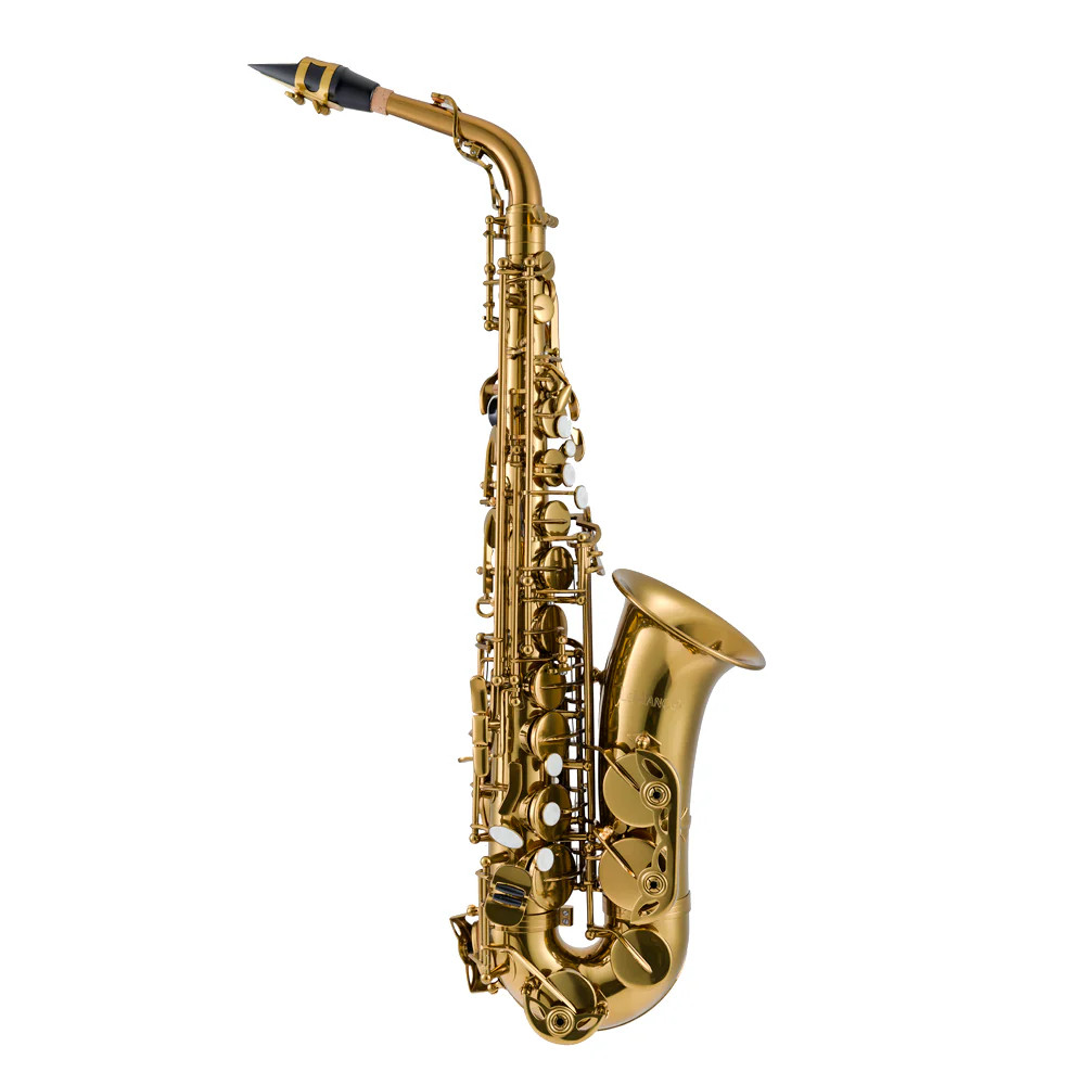 LEBLANC LAS411 ALTO SAXOPHONE - DARK LACQUER - Curly Woodwind