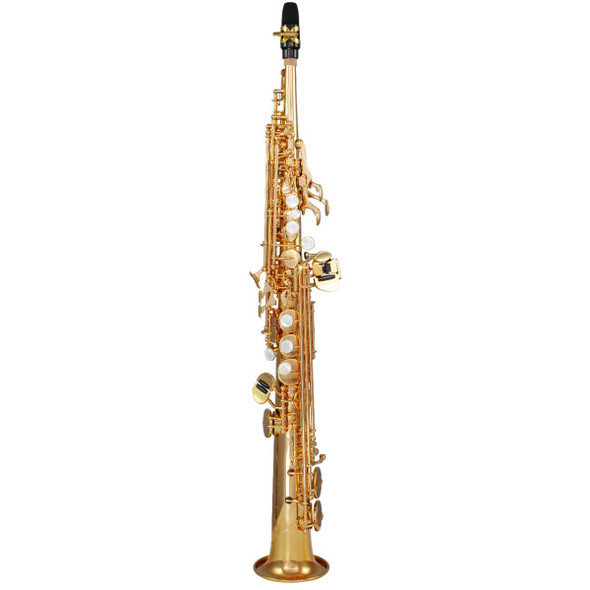 TREVOR JAMES EVO SOPRANO SAXOPHONE - GOLD LACQUER GLOSS