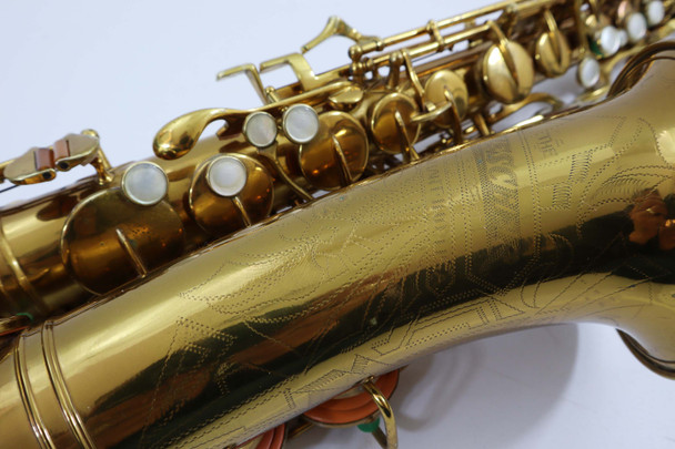 BUESCHER ARISTOCRAT SERIES 1 ALTO SAXOPHONE c.1937 - REFURBISHED  3