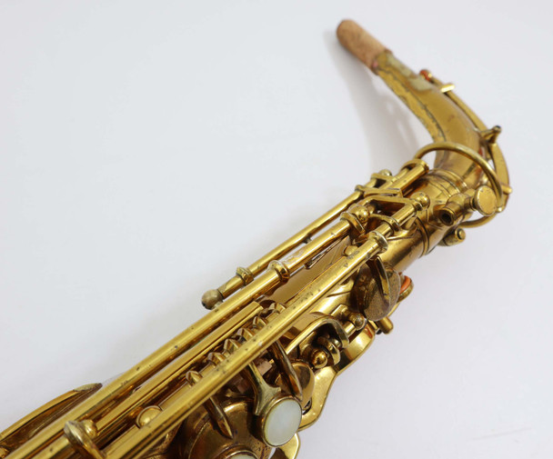 BUESCHER ARISTOCRAT SERIES 1 ALTO SAXOPHONE c.1937 - REFURBISHED  8