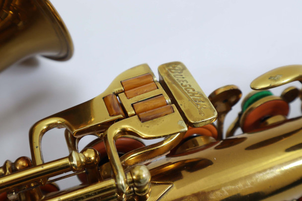 BUESCHER ARISTOCRAT SERIES 1 ALTO SAXOPHONE c.1937 - REFURBISHED  14