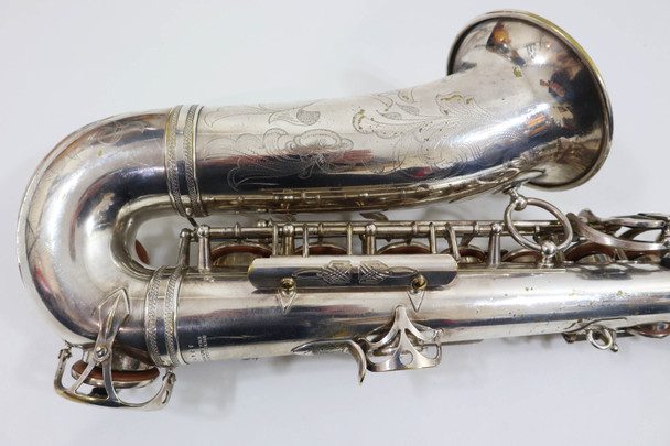 SELMER BALANCED ACTION C.1942 ALTO SAX - REFURBISHED 13