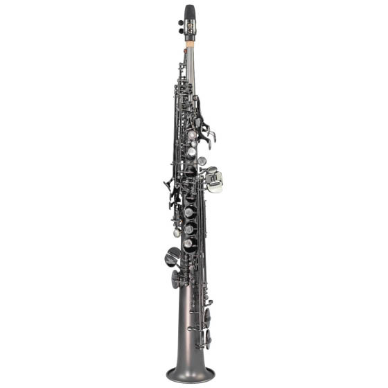 TREVOR JAMES EVO SOPRANO SAXOPHONE - BLACK FROST - Curly Woodwind