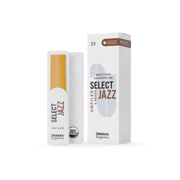 D'ADDARIO SELECT JAZZ UNFILED BARITONE SAXOPHONE REEDS
