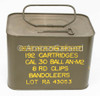 RA 192rd Spam Can of 30-06 M2 Ball in 8rd Garand Clips and Bandoleers