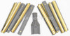 12ea M16 5.56mm .223 10rd Stripper Clips with Guide 1980-90s