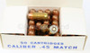 .45 ACP Match USGI 230gr FMJ Ball 1971 Lot FC-1-5 50rd Box
