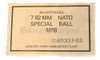 M118 Special Ball 7.62mm .308 Sniper Match use Lake City 20rd Box 1987 Lot-011