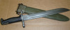 M1 Garand Bayonet 1917 RIA w/Scabbard 10&quot; &quot;Bowie&quot; Point WWII MODIFIED