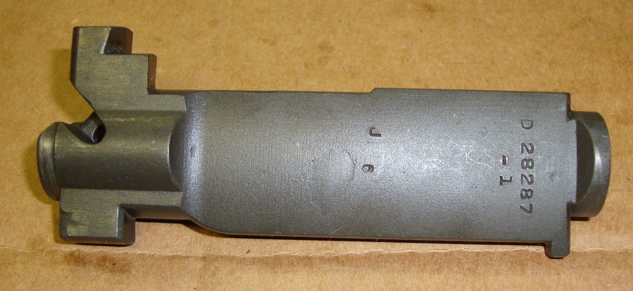 M1 Garand Springfield Early Gas Trap Bolt D28287- 1 J6 Feb-July &#39;40 use