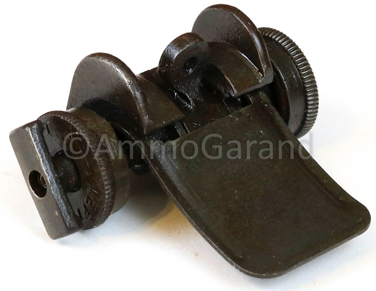 M1 Garand Rear Sight Assembly Type III Lock Bar Complete <br>WWII Original Springfield SA