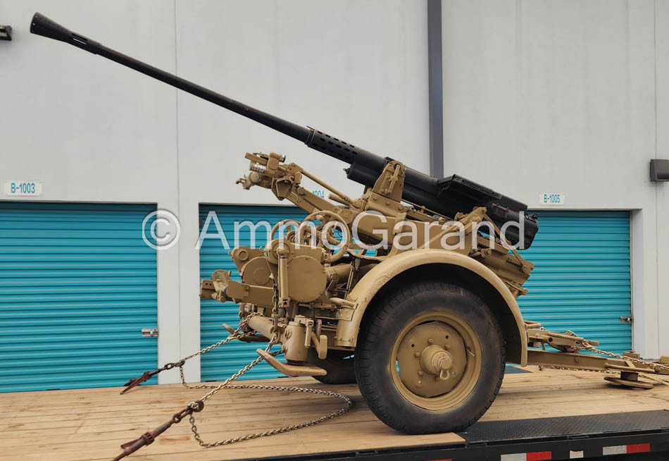 WWII M1939 37mm Flak Anti-Aircraft Cannon 3.7cm
