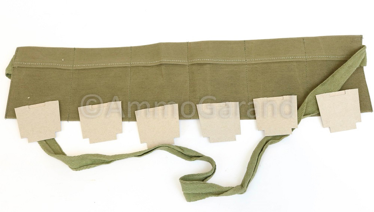 M1 Garand Bandoleer  & Card Board Insert Set