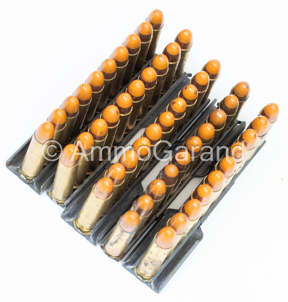 .30 M1 Carbine M27 Tracer Ammo 10rd Clip LC USGI Surplus