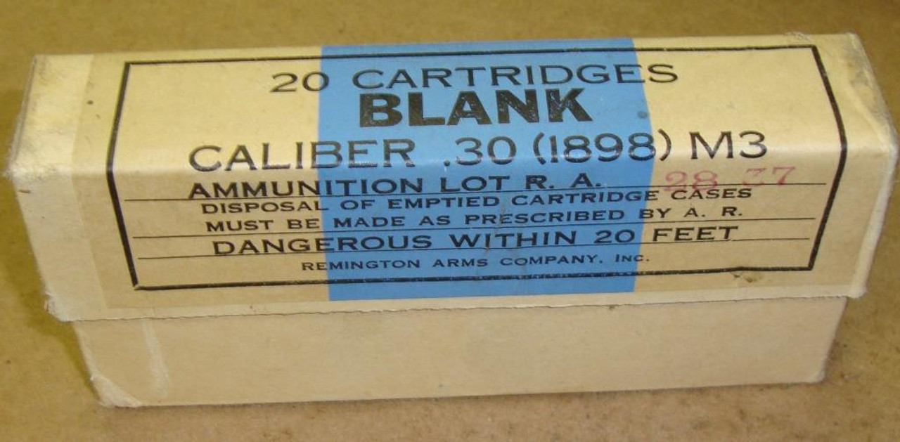 .30 M3 (1898) Blanks Orig Sealed Boxs Exc! For 30-40 Krag Rifle