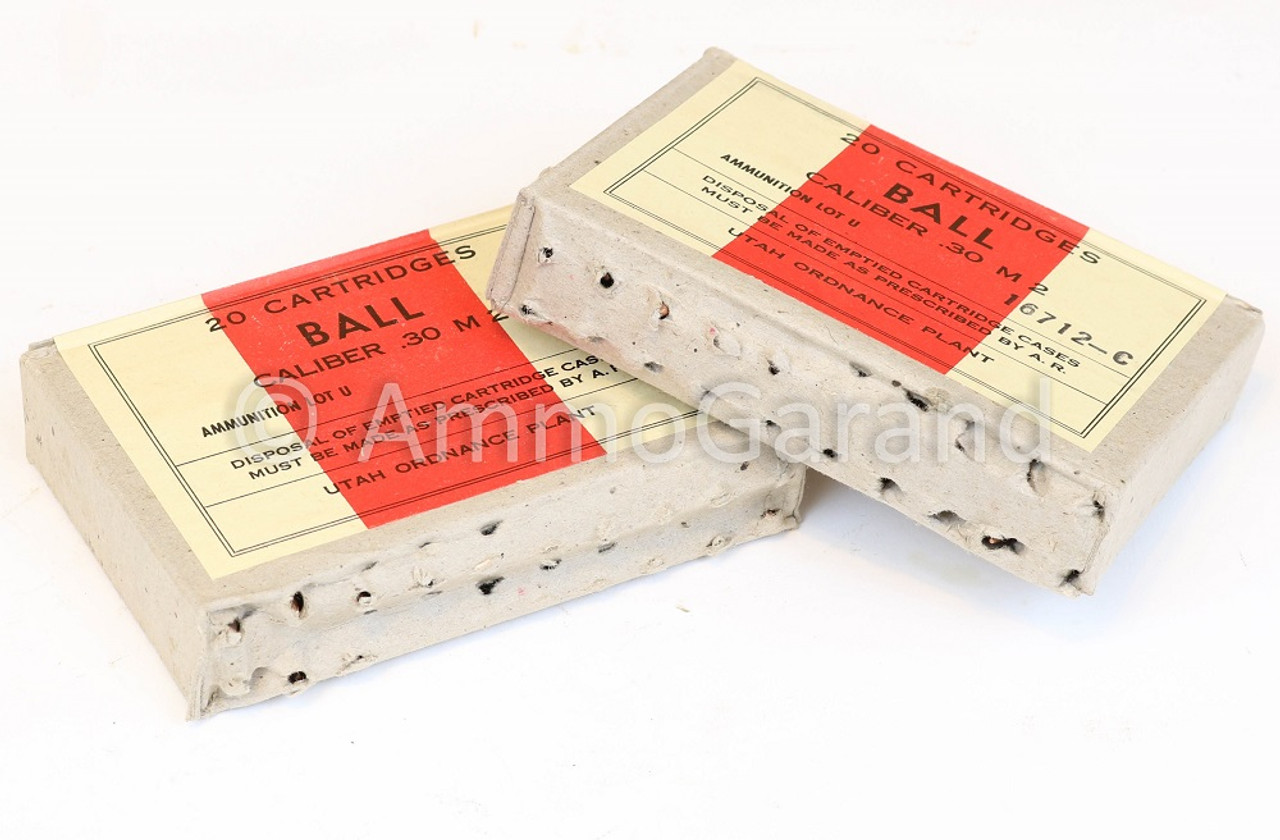 30-06 M2 20rd Box Utah Ordnance WWII 1943