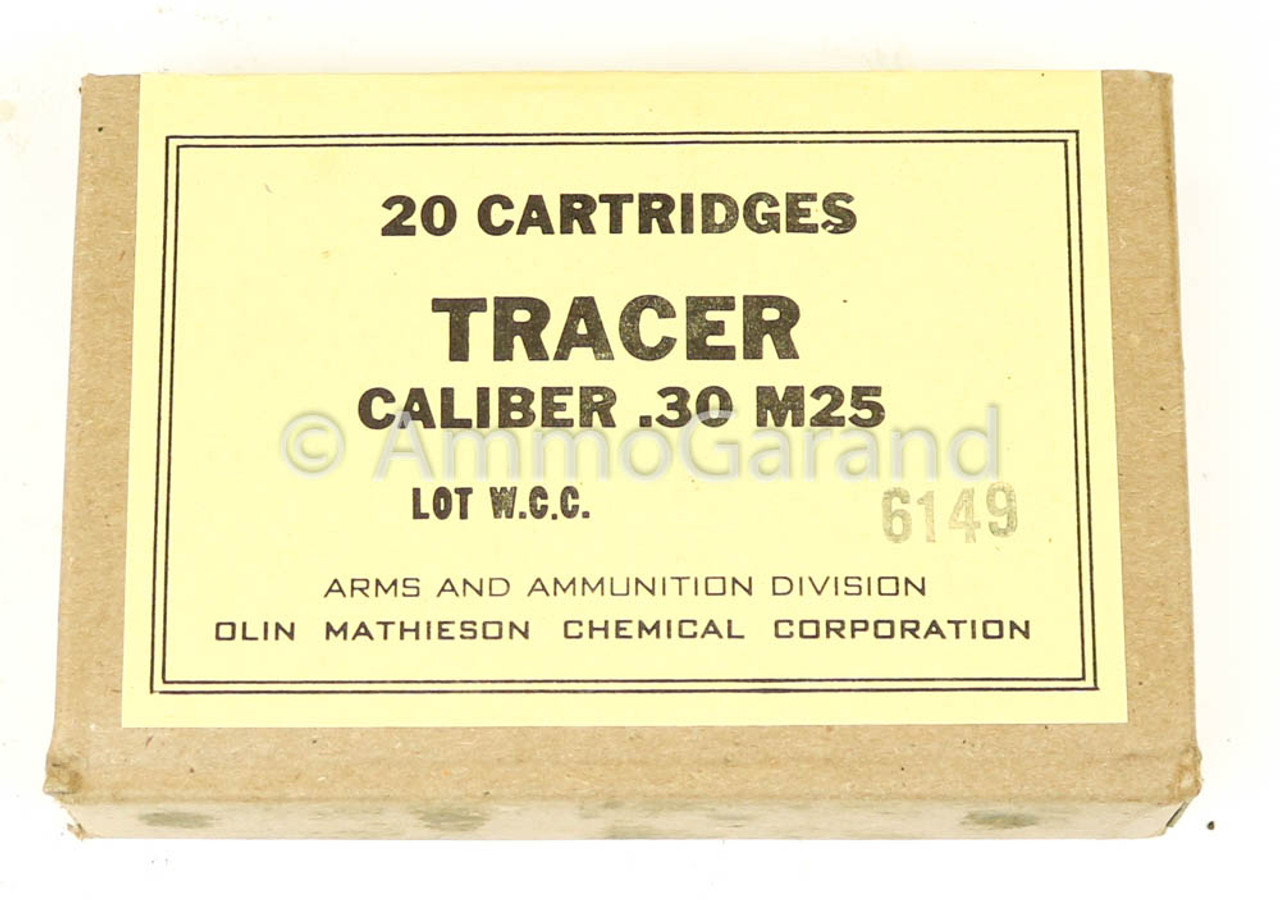 30-06 M25 Tracer 20rd Box USGI