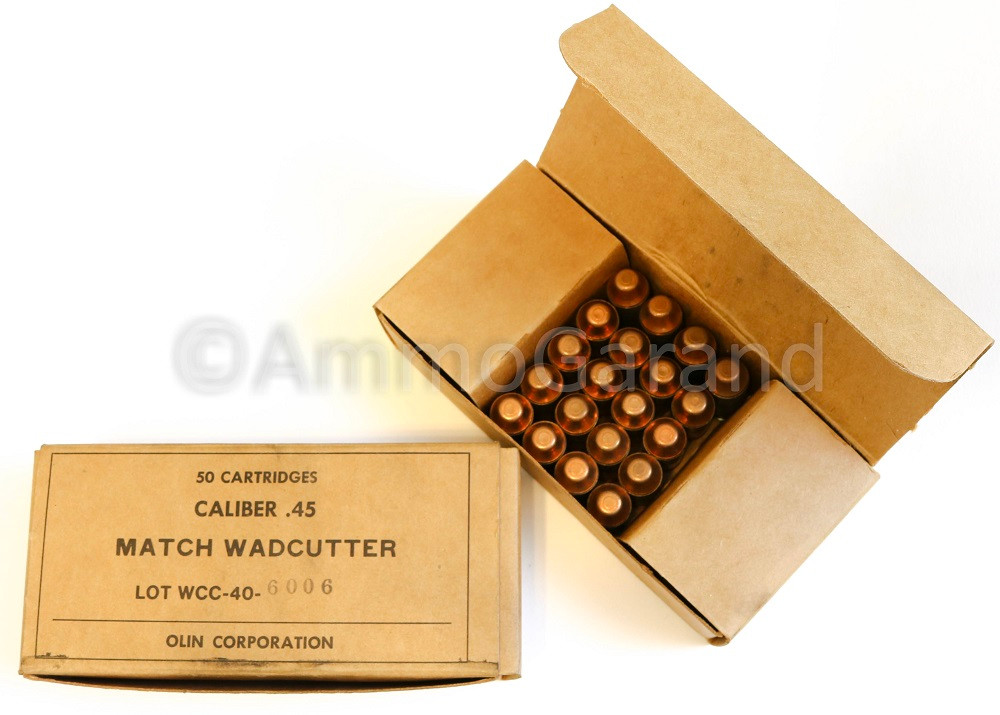 45 ACP Match Wadcutter WCC Winchester USGI Surplus Lot 40-6006