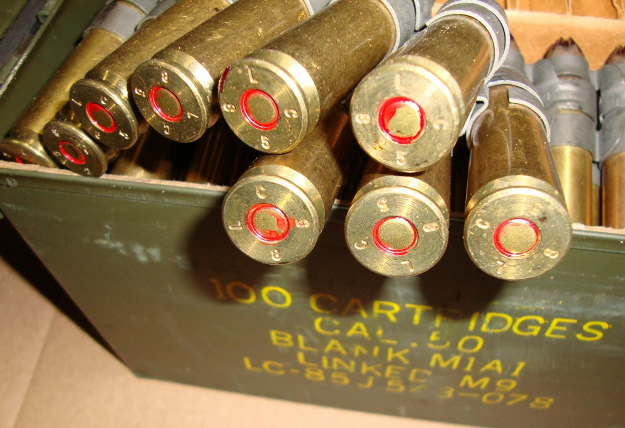 .50 BMG Blanks 100 Round Can -Linked Lake City