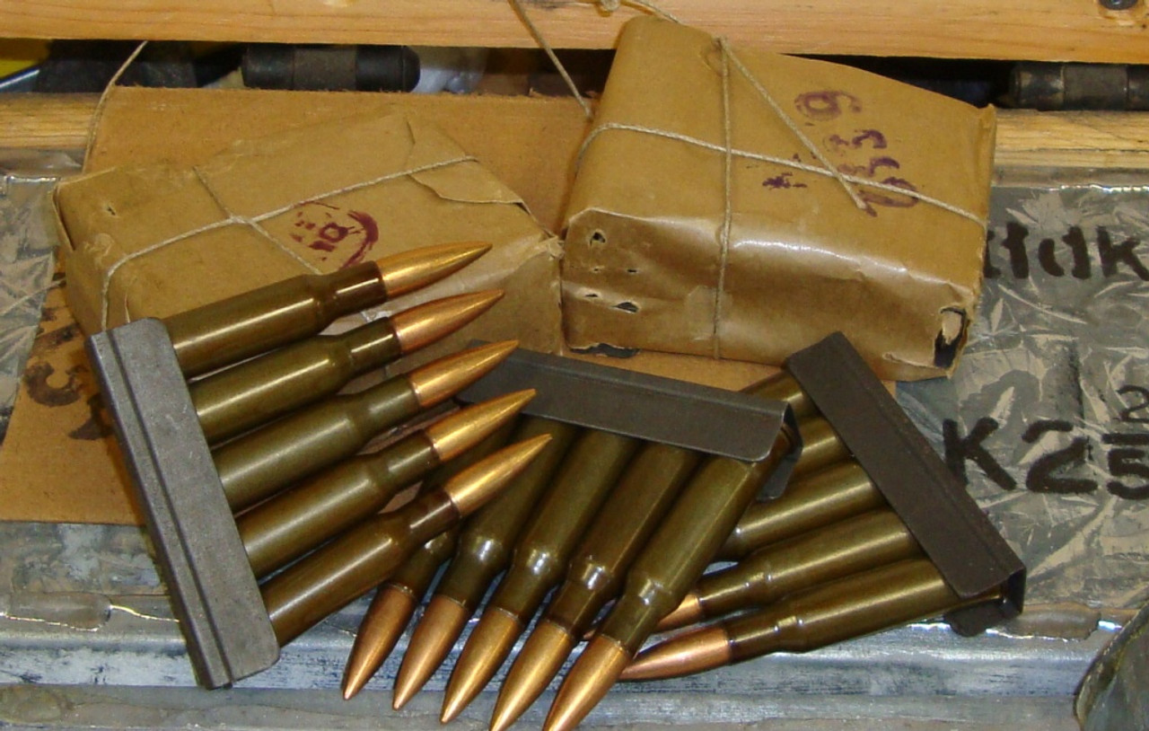 7.62x54R Polish Light Ball 50&#39;s on Mosin Clips 15rd Packs