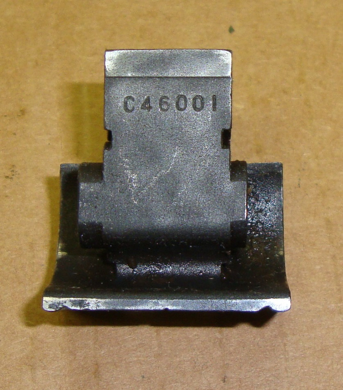 M1 Garand Gas Trap Early Rear Sight Base C46001 coded with extra milling ring