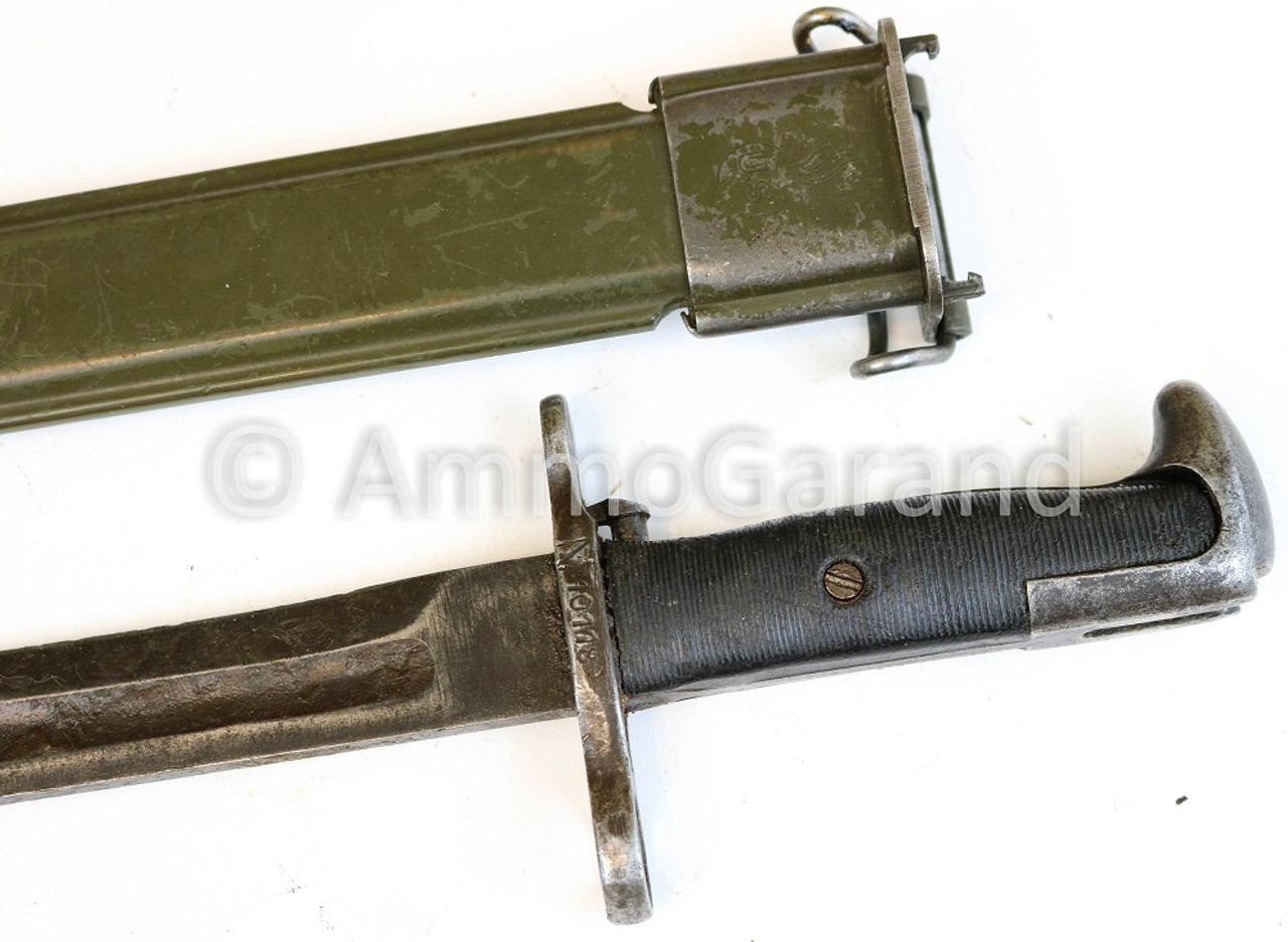 One M1 Garand Bayonet with Scabbard #PAL2