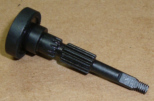 M1 Garand Rear Sight Short Pinion - Flush Nut and Type I Lock Bar use - New - Replacement