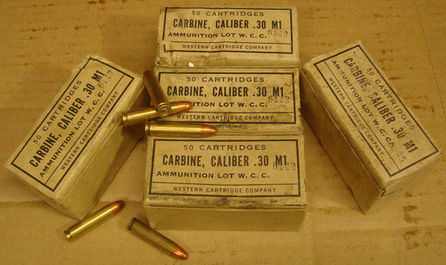 WWII 30 M1 Carbine Ammo Winchester WCC