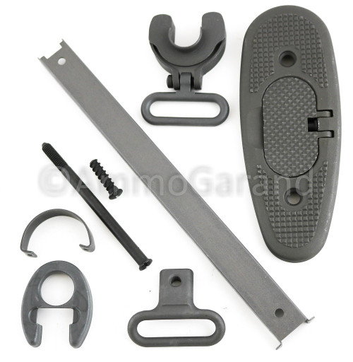 M1 Garand Butt Plate and Stock Metal Set - New - Grey Park