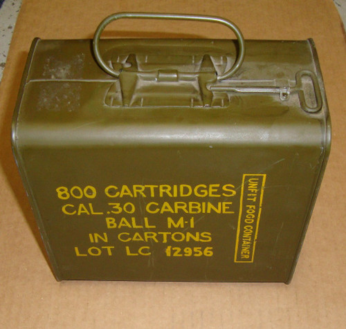 .30 M1 Carbine Ball Ammo Lake City 1944<br>800rd Spam Can of 50rd Boxes<br>USGI Surplus <br>**COLLECTOR ITEM** .30 M1 Carbine Ball Ammo Lake City 1944<br>800rd Spam Can of 50rd Boxes<br>USGI Surplus <br>**COLLECTOR ITEM**