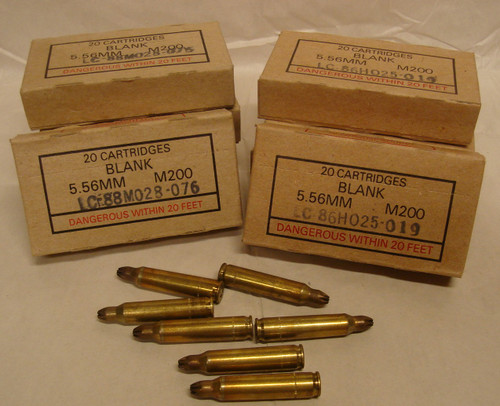 223 / 5.56mm Blanks Lake City 200rds Sealed Boxs