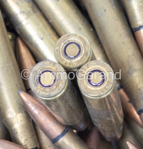 30-06 M2 FMJ 150gr Ball French 1950's 101rd Lot