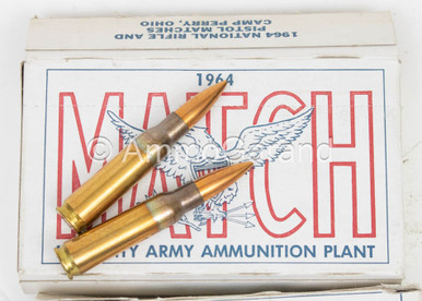 7.62 .308 Match XM118 Lake City 1964 Lot 12015 20rd Box - Packrats