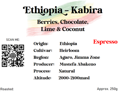 ESPRESSO - Kabira - Ethiopia - 250g