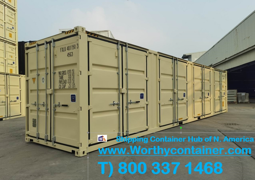 40ft HC 4-Door Open Side New Container For Sale | Kansas City, KS, MO