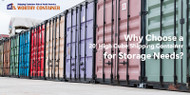 Why Choose a 20' High Cube Shipping Container for Storage Needs? Why Choose a 20' High Cube Shipping Container for Storage Needs?