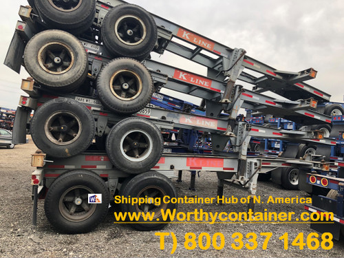 40ft Used 'Roadworthy' Gooseneck Chassis (2003-2006 Models) | Savannah, GA