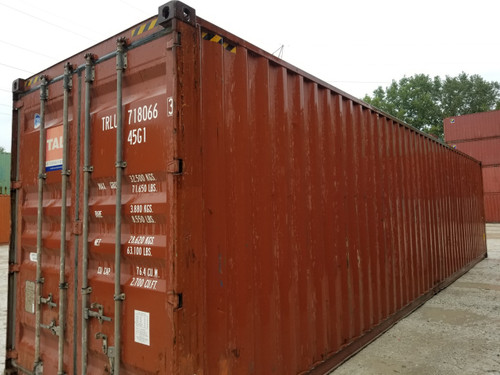 40ft High Cube Used 'Cargo Worthy' Shipping Container | Bakersfield, CA
