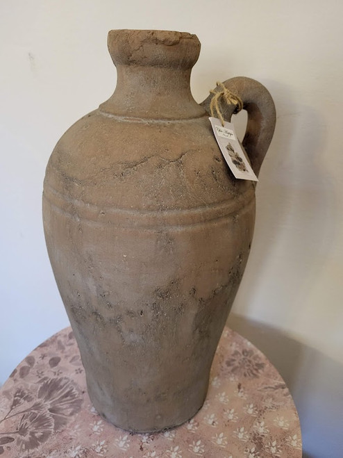 Terracotta Flasche Krug ca. 40 cm