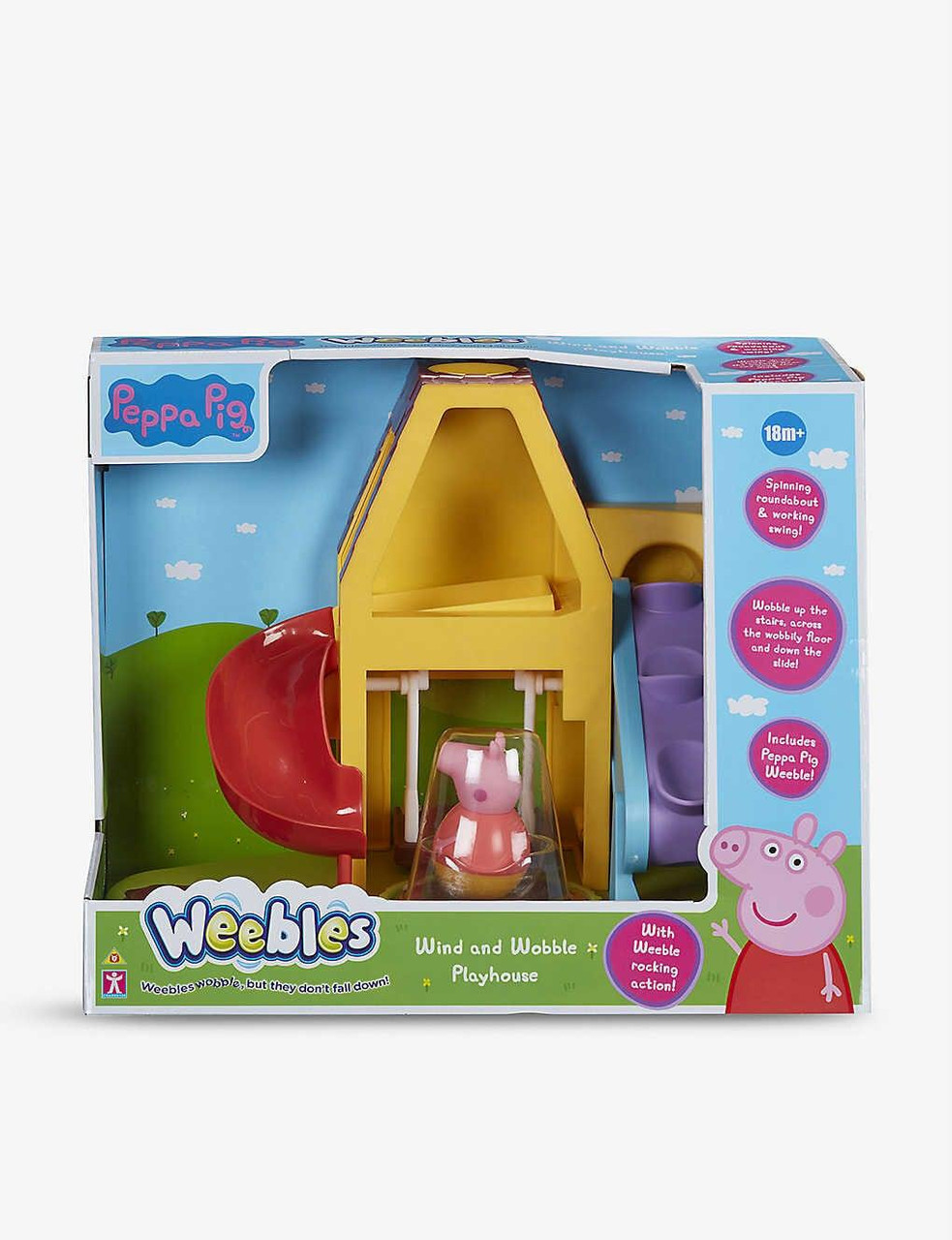 Peppa Pig Weebles Wind & Wobble Playhouse Playset
